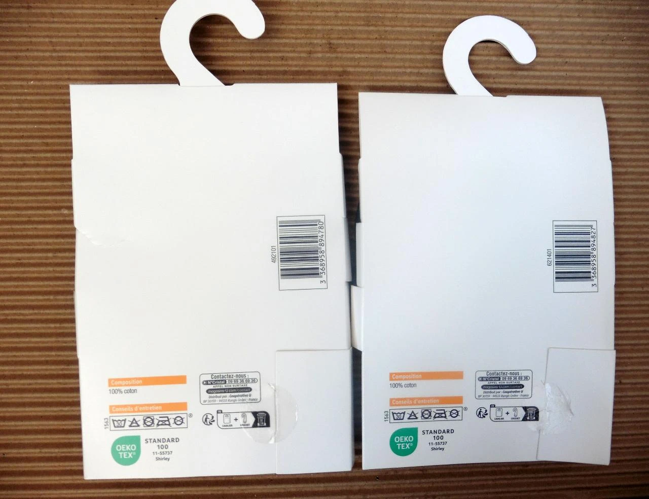 2 pacotes de 3 slips lisos tamanho 36 – photo 2